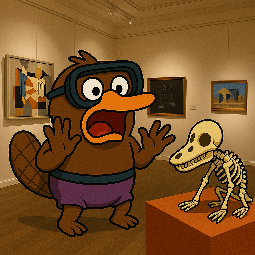 Platopus at the museum